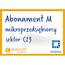 Abonament postojowy typu "M"